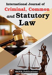 International Journal of Criminal Common and Statutory Law Journal Subscription